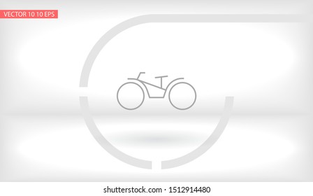 bike icon vector . Lorem Ipsum Illustration design
