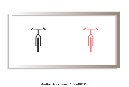 bike icon vector . Lorem Ipsum Illustration design