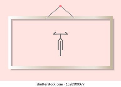 bike icon vector . Lorem Ipsum Illustration design