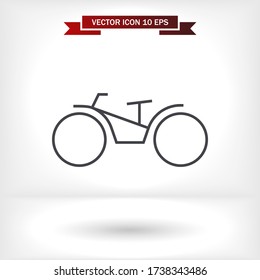 bike icon vector . Lorem Ipsum Illustration design