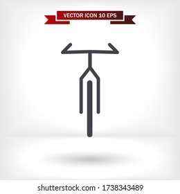 bike icon vector . Lorem Ipsum Illustration design