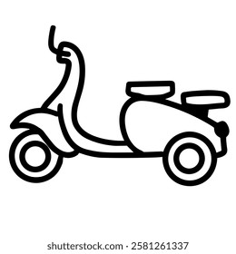 Bike icon vector transportation illustration