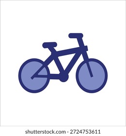 Fahrradsymbole. einfarbige Vektorgrafik