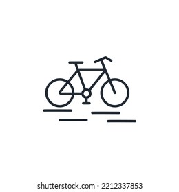 Bike icons  symbol vector elements for infographic web