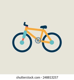 bike icon.vector illustration.