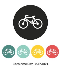 bike icon.vector illustration.