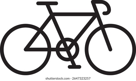 bike illustration editable in vectors