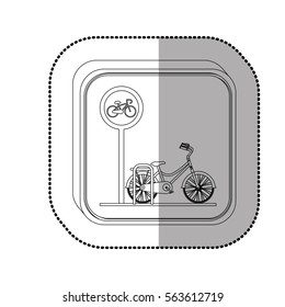 Bike isolated symbol