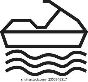 Bike Jet Ski Outline Icon