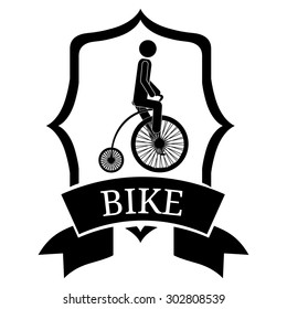 Bike lifestyle  digital design, vector illustration eps 10