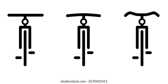 Bike with lights and bicycle pedals. World Bicycle day, health day. Sport tools or Cyclist, cycling symbol. For school or work route.