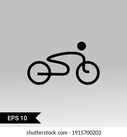 the bike logo is black, perfect for bike-themed logos