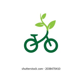 Vector de plantilla de diseño de logotipo de bicicleta.