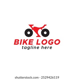 bike logo design. bike vector logo design. Motorcycle logo design. 
