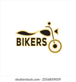 Bike logo . modern bike logo, motor bike 