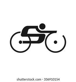 bike logo template. logo vector.