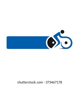 bike logo vector.