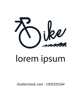Bike logo vector template