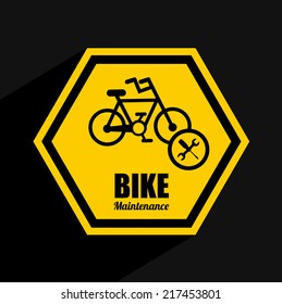 bike maintenance design ,vector illustration