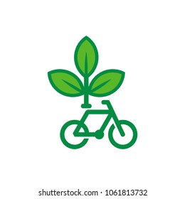 Bike Nature Logo Icon Design