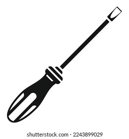 Bike new screwdriver icon simple vector. Fix service. Tire garage