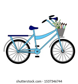 Bike on a white background