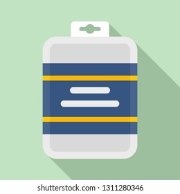 Bike pack tools icon. Flat illustration of bike pack tools vector icon for web design
