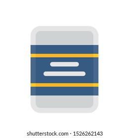 Bike pack tools icon. Flat illustration of bike pack tools vector icon for web design