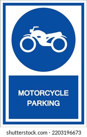 BIKE PARKING PLACE SAFETY SIGN