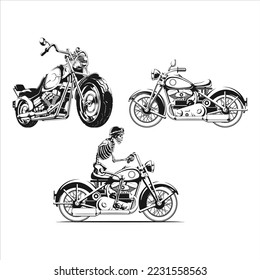 Bike parts Vector Art, motorcycle, bike, motorbike, motor