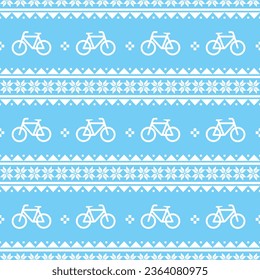 bike pattern illustration. sport bicycle wallpaper. road bike vector for background.