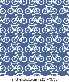 Bike Pattern seamless. bicycle Background. Vector texture