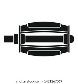 Bike pedal icon. Simple illustration of bike pedal vector icon for web design isolated on white background