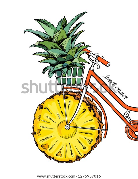 pineapple cruiser bike