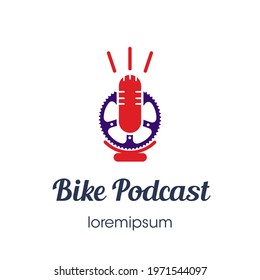 Bike Podcast logo, icon, or symbol template design