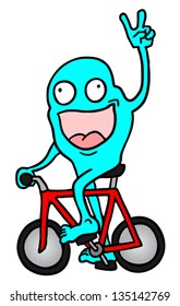 Bike puppet