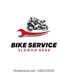 Bike Racing Logo Design Template