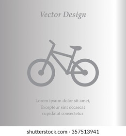 Bike racing. vector icon. Flat design style.