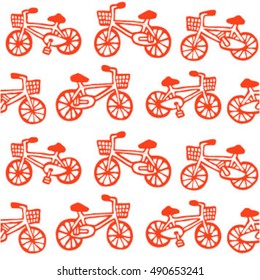 Bike Red Stock Vector (Royalty Free) 490653241 | Shutterstock