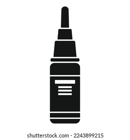 Bike repair glue icon simple vector. Mechanic fix. Service shop