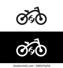 Bike repair icon isolated on white background