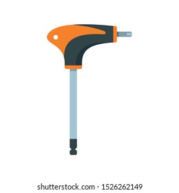 Bike repair tool icon. Flat illustration of bike repair tool vector icon for web design