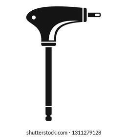 Bike repair tool icon. Simple illustration of bike repair tool vector icon for web design isolated on white background