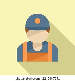 Bike repairman icon flat vector. Fix workshop. Wheel tire