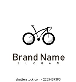 bike ride bicycle logo design symbol