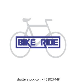bike ride icon  logo vector
