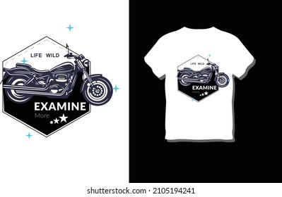 Bike Riding Concept Tshirt Design	