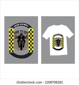 Bike riding tshirt design and creative design