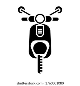 Bike, scooter bike icon vector design - vehicle icons