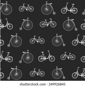  bike seamles pattern vector illustration